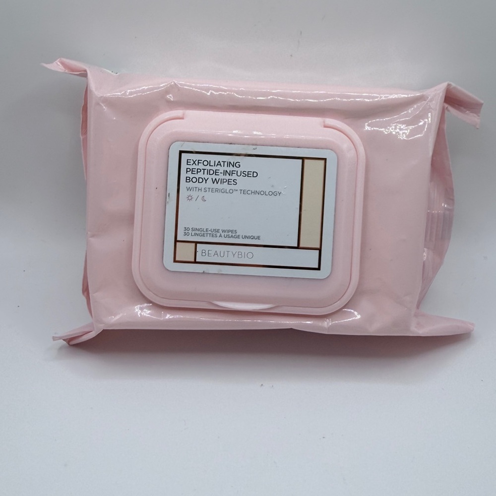 BeautyBio Exfoliating Body Wipes New Sealed